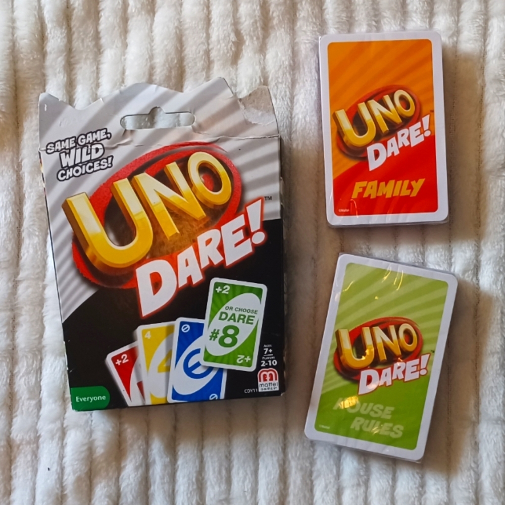 🆕️ UNO Dare! Card Game - Ages 7+